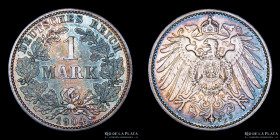 Alemania. 1 Mark 1904 E. KM14