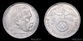Alemania. 5 Reichsmark 1936 G. KM94