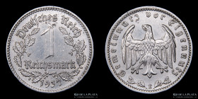 Alemania. 1 Reichsmark 1937 E. KM78