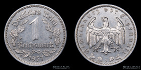 Alemania. 1 Reichsmark 1937 J. KM78