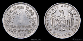 Alemania. 1 Reichsmark 1938 A. KM78