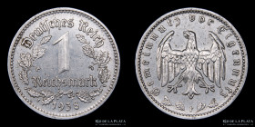 Alemania. 1 Reichsmark 1938 F. KM78