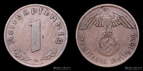 Alemania. 1 Reichspfennig 1936 A. KM89