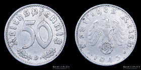 Alemania. 50 Reichspfennig 1943 D. KM96