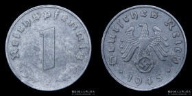 Alemania. 1 Reichspfennig 1945 E. KM97