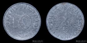 Alemania. 10 Reichspfennig 1943 J. KM101