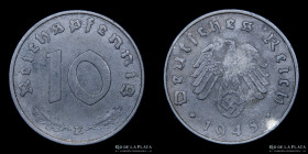 Alemania. 10 Reichspfennig 1945 E. KM101