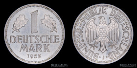 Alemania. 1 Mark 1955 J. KM110