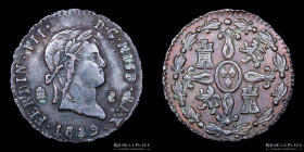 España. Fernando VII. 2 Maravedis 1829 Segovia. KM487.1