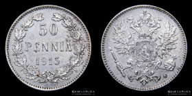Finlandia. 50 Pennia 1915 S. KM2.2
