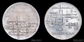 Finlandia. 10 Markkaa 1967. KM50