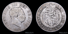 Gran Bretaña. Jorge III. 1/2 Crown 1817. KM672