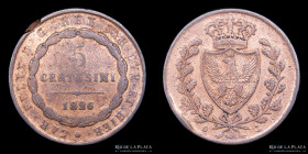 Italia. Cerdeña. 5 Centesimi 1826. KM127.1