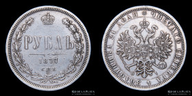 Rusia. 1 Rouble 1877. KMY25