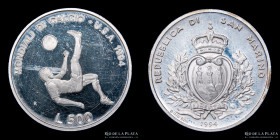 San Marino. 500 Lira 1994. Mundial de Futbol USA. KM317