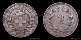 Suiza. 2 Rappen 1898 B. KM4