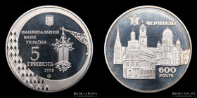 Ucrania. 5 Hryven 2008. Chernivtsi. KM501