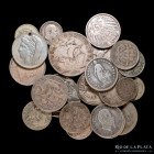 Europa. Lote x 28 monedas de plata 1863 a 1947