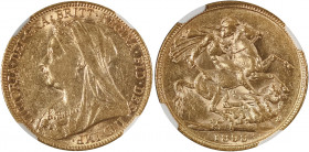Australia, Victoria, 1837-1901. AV Sovereign, 1898M, Melbourne mint, AGW : 0.2355oz (KM13; S-3875; Fr. 24).

Bright gold color with underlying luster ...