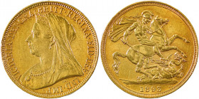 Great Britain, Victoria, 1837-1901. AV 2 Pounds (Sovereign), 1893, London mint, AGW : 0.4710oz (KM768; S-3873; Fr. 395).

Sharp details with rich gold...