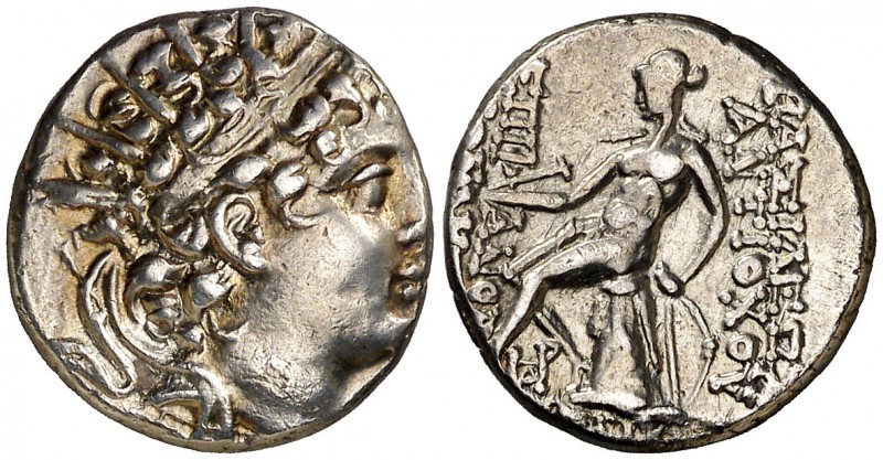 Imperio Seléucida. Antíoco VI, Dionisos (144-141 a.C.). Antioquía ad Orontem. Dr...