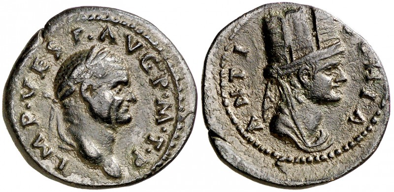 (74 d.C.). Vespasiano. Siria. Antioquía ad Orontem. AE 22. (S.GIC. falta) (RPC. ...