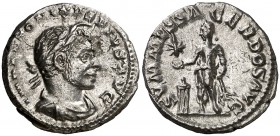 (221-222 d.C.). Eliogábalo. Denario. (Spink 7549) (S. 276) (RIC. 146). 3,67 g. MBC+.