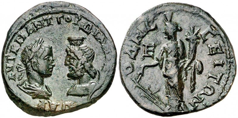 s/d. Gordiano III. Tracia. Odessos. AE 27. (S.GIC. falta) (BMC. III, 21 var). 10...
