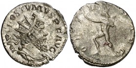 (265-268 d.C.). Póstumo. Antoniniano. (Spink 10964) (S. 213) (RIC. 316). 2,95 g. MBC+/MBC.