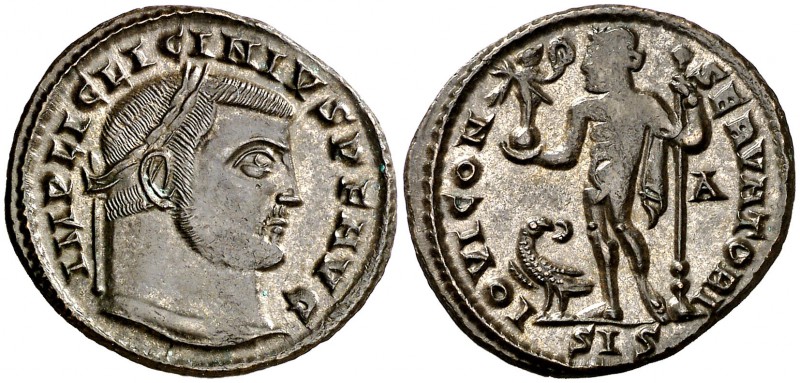 (313-315 d.C.). Licinio padre. Siscia. Follis. (Spink 15211) (Co. 67) (RIC. 8). ...