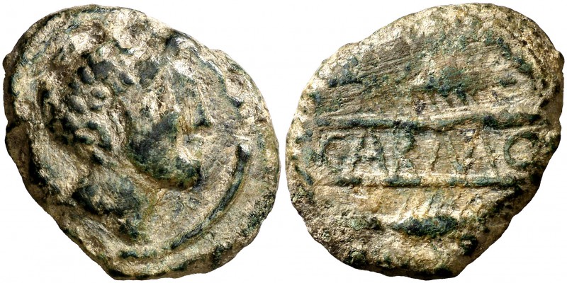 Carmo (Carmona). As. (FAB. 459, como semis) (ACIP. 2405). 16,94 g. MBC.