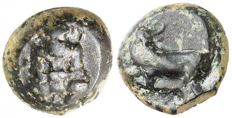 Ibsim (Eivissa). 1/4 de calco. (FAB. 903) (ACIP. 698). 2,39 g. MBC.