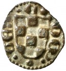 Comtat d'Urgell. Teresa d'Entença (1314-1328). Balaguer. Pugesa. (Cru.V.S. 131 var) (Cru.C.G. 1948 var). 0,28 g. T gótica. Escasa. MBC.