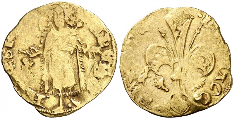 Ferran I (1412-1416). Mallorca. Florí. (Cru.V.S. 758) (Cru.C.G. 2806a). 3,39 g. ...