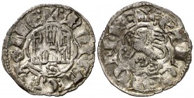 Alfonso X (1252-1284). Sevilla. Novén. (AB. 269). 0,80 g. Vellón muy rico. MBC+.