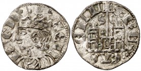 Enrique II (1368-1379). Segovia. Cornado. (AB. 483). 0,84 g. Escasa. MBC+.