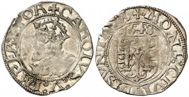 1548. Carlos I. Besançon. 1 carlos. (Vti. falta). 1,21 g. MBC+.