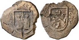 1619. Felipe III. Cuenca. 8 maravedís. (Cal. 657). 4,99 g. BC+.
