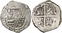 1613. Felipe III. Sevilla. D. 4 reales. (Cal. 272). 13,53 g. Rara. MBC-.