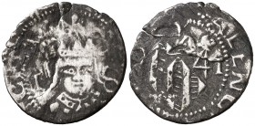 1641. Felipe IV. Valencia. 1 divuitè. (Cal. 1105). 1,13 g. Oxidaciones. (BC+).