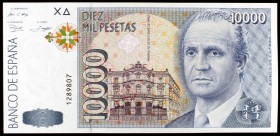 1992. 10000 pesetas. (Ed. E11). 12 de octubre, Juan Carlos I. Sin serie. S/C-.
