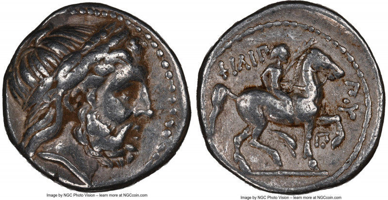 MACEDONIAN KINGDOM. Philip II (359-336 BC). AR tetradrachm (24mm, 14.16 gm, 8h)....