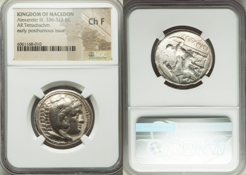 MACEDONIAN KINGDOM. Alexander III the Great (336-323 BC). AR tetradrachm (27mm, ...