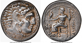 MACEDONIAN KINGDOM. Alexander III the Great (336-323 BC). AR drachm (17mm, 1h). NGC Choice VF. Lifetime issue of Miletus, ca. 325-323 BC. Head of Hera...