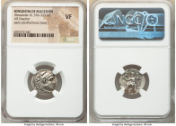 MACEDONIAN KINGDOM. Alexander III the Great (336-323 BC). AR drachm (18mm, 12h). NGC VF. Posthumous issue of Magnesia ad Maeandrum, ca. 319-305 BC. He...