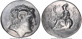 THRACIAN KINGDOM. Lysimachus (305-281 BC). AR tetradrachm (32mm, 12h). NGC VF, brushed. Uncertain mint, 297/6-282/1 BC. Diademed head of deified Alexa...