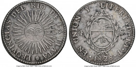 Rio de la Plata 4 Soles 1828 RA-P VF30 NGC, Rioja mint, KM22. Coin alignment. 

HID09801242017

© 2022 Heritage Auctions | All Rights Reserved