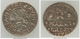 Rudolf II Maley Groschen 1579 VF, Joachimsthal mint, KM-MB241. 17.3mm. 1.00gm. 

HID09801242017

© 2022 Heritage Auctions | All Rights Reserved