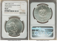 Republic 10 Pesos 1989 MS69 NGC, Havana mint, KM239. 200th anniversary of the French Revolution - Lady Justice. 

HID09801242017

© 2022 Heritage ...