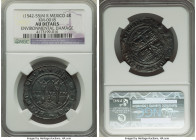 Charles & Johanna "Late Series" 4 Reales ND (1542-1555) M-R AU Details (Environmental Damage) NGC, Mexico City mint, KM0018. 

HID09801242017

© 2...